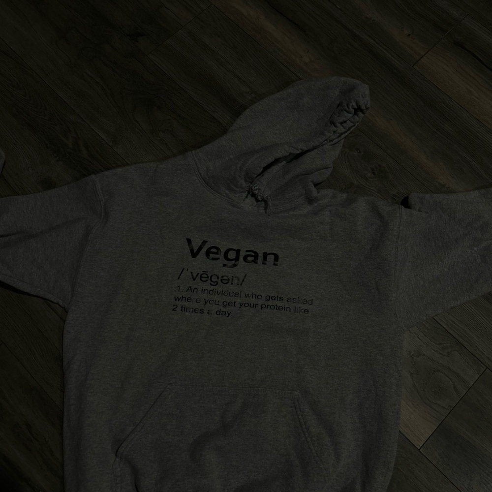 Grey medium hoodie never worn